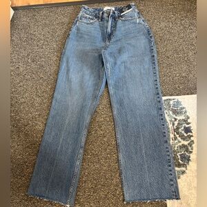 Abercrombie “The Loose” high rise, curve love jeans with tags